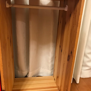 差し上げます！【IKEA】収納棚4段＆洋服掛け棚の画像