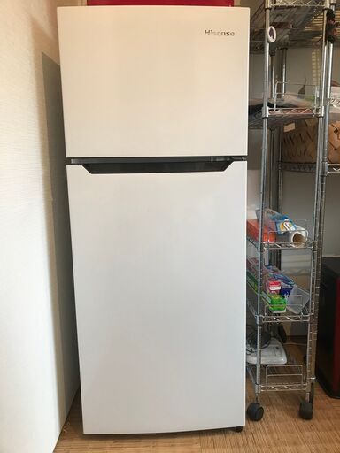 ハイセンス 2ドア冷蔵庫 中古美品