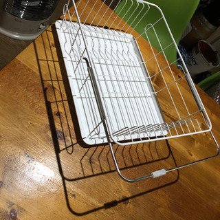 美品　水切りカゴ　シンクにも置けますの画像