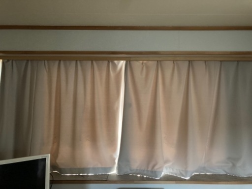カーテン145＊120 レース目隠しカーテンセット
