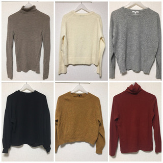 UNIQLO、無印良品　…等　ニットなど　６点セット