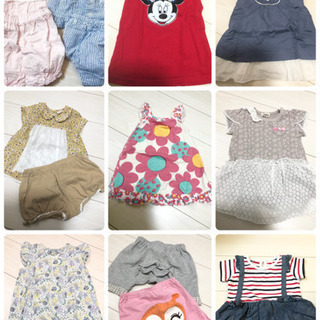 ベビー服 新生児〜120cm ロンパース Tシャツ ズボン スカート