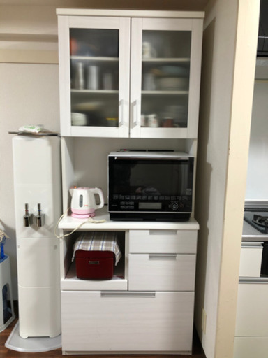 ニトリ　食器棚　ダリア