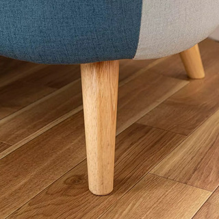 2人掛けソファー　デイジー　パッチワーク　ブルーの画像