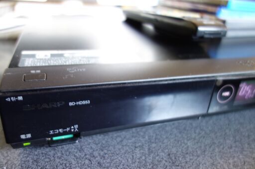【シャープ】ブルーレイレコーダー　BD-HDS53 メンテ済【オマケつき】
