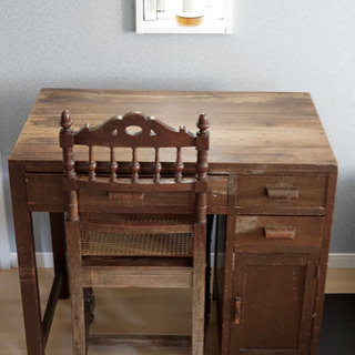 アンティーク 机&椅子セット