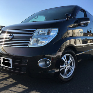 後期最終エルグランドハイウェイスター予備車検2年付！HDDナビ！...