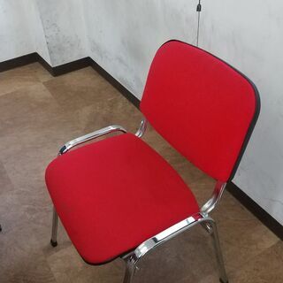 応接セット(長テーブル1台、イス4脚)　無料でお譲り致します。の画像