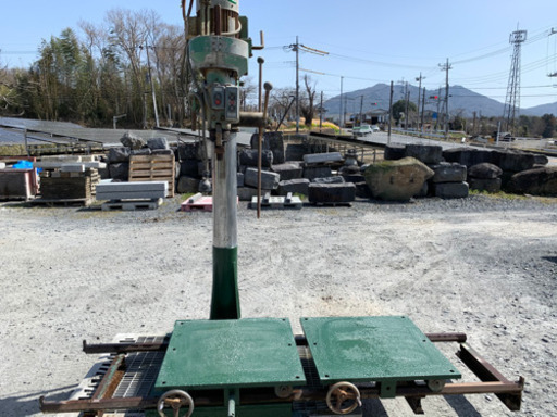 石材用ボーリングマシン(特注品)