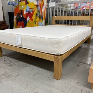 【愛品館 江戸川店】無印　セミダブルベッド　ベッド　ID:153-017349-007　配送可　代引き配送可（代引きの場合は現金のみのお取り扱になります）の画像
