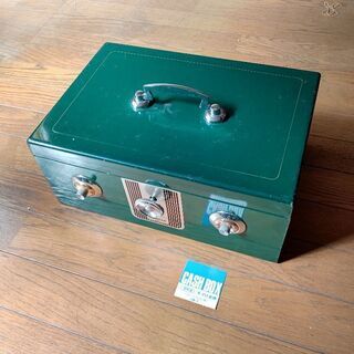 KOKUYO 昭和レトロ 手提げ金庫の画像