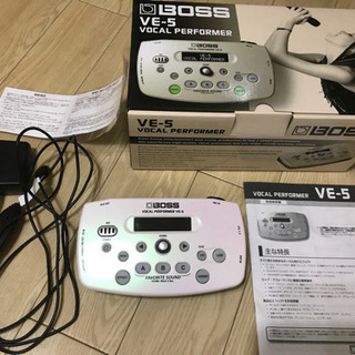 早期終了有 ボーカルエフェクター BOSS VE-5