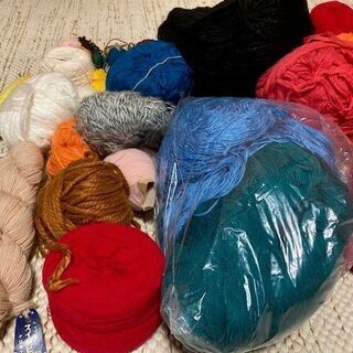 毛糸 各種 （さしあげます）の画像