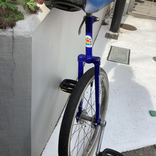中古　ブリヂストン　一輪車　青　20