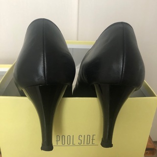 【POOLSIDE】パンプス　サイズ24.5cm　ヒール高さ7cmの画像