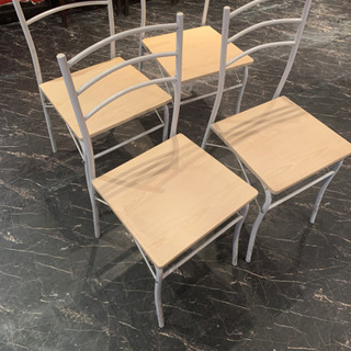 オシャレな椅子4脚セット