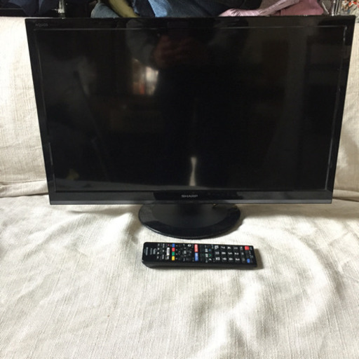 ◆良品!!◆2018年製 AQUOS 24V型 液晶テレビ LC-24P5 リモコン B-CAS アンテナケーブル付 シャープ SHARP アクオス