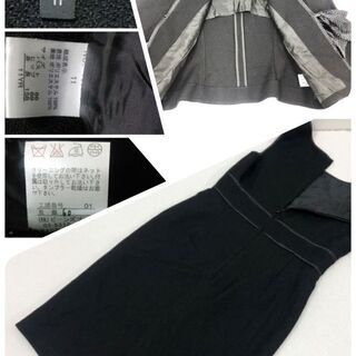 美品 レディース saviem 上品 セットアップ スーツ 定価15800円 ジャケット・ワンピース 11号 入学式 卒業式 セレモニーの画像