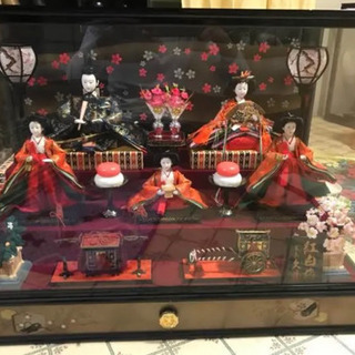 雛人形 三段飾り 久月 紅白梅