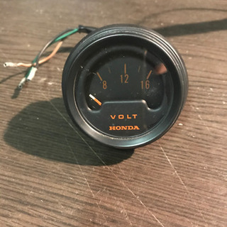 値下げしました。レア❗️ホンダ純正ボルトメーター