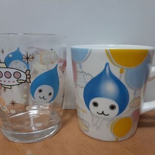 ぴちょんくんグラス＆マグカップ【バラ売り可】