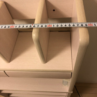 女の子部屋用棚　薄いピンク色の画像