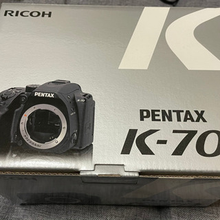 【売ります】新品未使用PENTAX K-70 ブラック