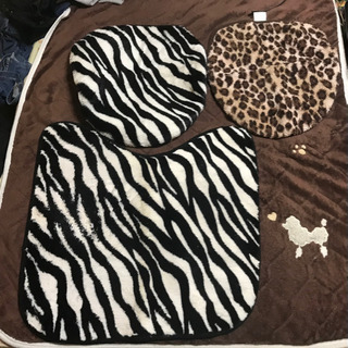 トイレマットセット　O型便座カバー