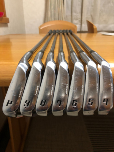 中古(7本)ブリヂストンTOURSTAGE Xブレード705TYPE-Sアイアン4~9.P D/G