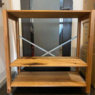 無印良品/MUJI ウッド製ユニットシェルフ 幅77cm
