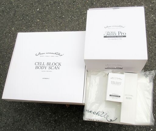 ☆ジャパンギャルズ JAPAN GALS SC ビューカムチュー スリーセルブロックプロ BCHU-13585 セルブロック BCHU-13974 ボディスキャン 5点セット◆体内バランスを知る