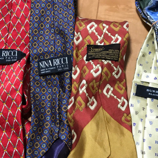 バーバリー　gucci ニナリッチ　polo clubなど　ブランドネクタイ　50本