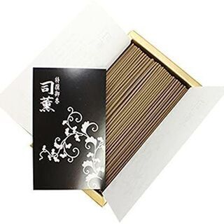 【未使用】日本香堂 司薫 白檀 バラ詰 23901 茶 0.18kg 線香 けむりの少ない 25分 の画像