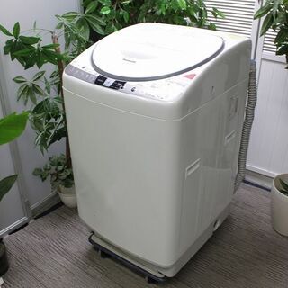 R2914) Panasonic 中古 パナソニック NA-FR80H7-W [たて型洗濯乾燥機 洗濯8Kg 乾燥 4.5Kg 泡洗浄 エコナビ搭載 ホワイト] 2013年製! 店頭取引大歓迎♪