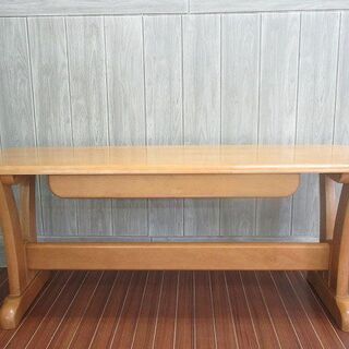 ss0068【中古】　maruni　ベンチチェア　収納付き　ダイニングチェア　木製　マルニ　ダイニングベンチ　椅子　いす　引き出し付き　ベンチシート　ナチュラル　おしゃれ