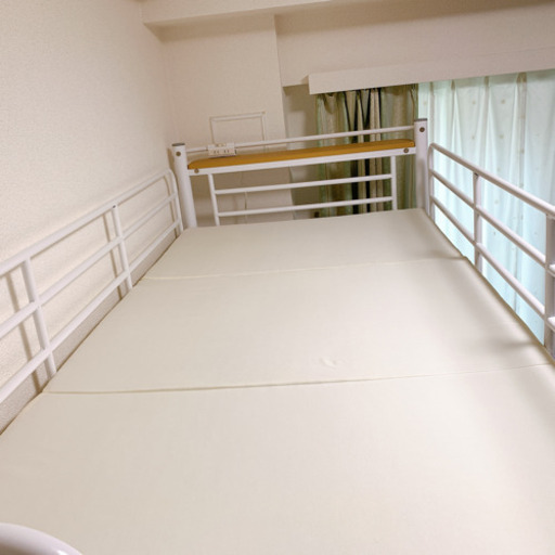 （受け取り予定の方決まりました‼️）ニトリ　ロフトベッド（マットレス付き）