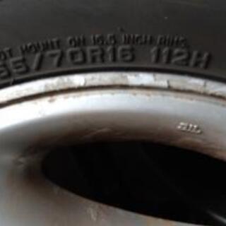 ランドクルーザープラド夏タイヤホイール付きの画像