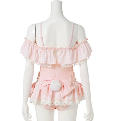 マイメロディ レースアップワンピース水着 夢展望 dearmylove