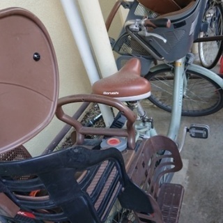 子供乗せ自転車（前後椅子あり）丸石サイクル　フラッカーズまるいし