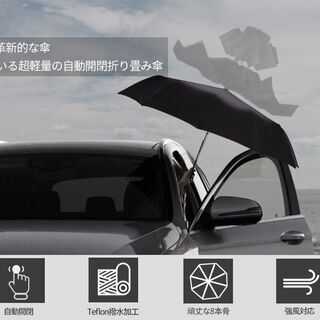 【新品】Ocoopa 折りたたみ傘 自動開閉 逆折り 逆さ傘 折...