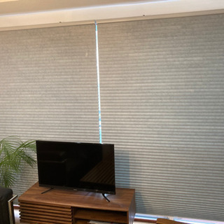 IKEA ブラインド　2つセット ライトグレー