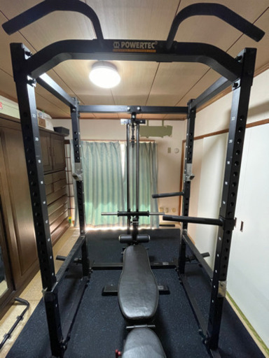 POWERTEC(パワーテック)　パワーラック　ラットオプション、ベンチ台 169,000円