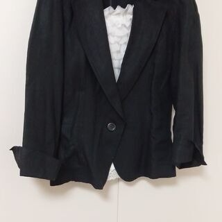 【お渡し先決定】0円　あげます　レディースジャケット春夏　麻ビス...