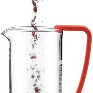 【未使用】BODUM ボダム BRAZIL ブラジル フレンチプレス コーヒーメーカー 350ml　レッドの画像