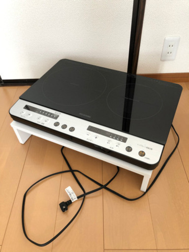 【決まりました】2口　IHクッキングヒーター&スタンド　セット