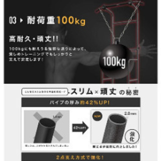 懸垂スタンド チンニングスタンド ぶら下がり健康器の画像