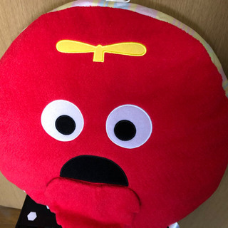 ガチャピン　ムック　リバーシブルクッションぬいぐるみの画像