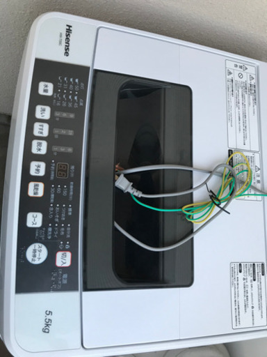 洗濯機　ハイセンス5.5㌔　極上美品