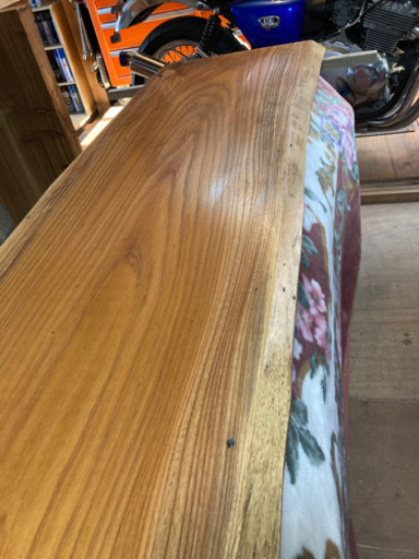欅 ケヤキ 天板 カウンター ローテーブル用 230×56前後×板厚4.3前後