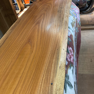 欅 ケヤキ 天板 カウンター ローテーブル用 230×56前後×板厚4.3前後